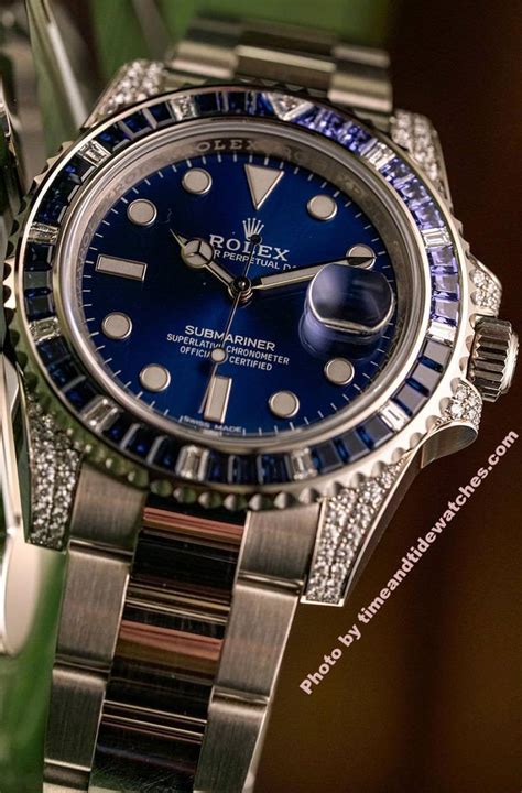 rolex submariner blue sapphire 2018